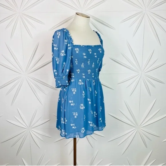 Reformation Elle Dress  In Light Blue ✨NWT✨ - Picture 7 of 12